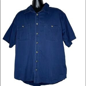 Scandia Woods Blue Button Down Shirt Sz 2XL-TL
